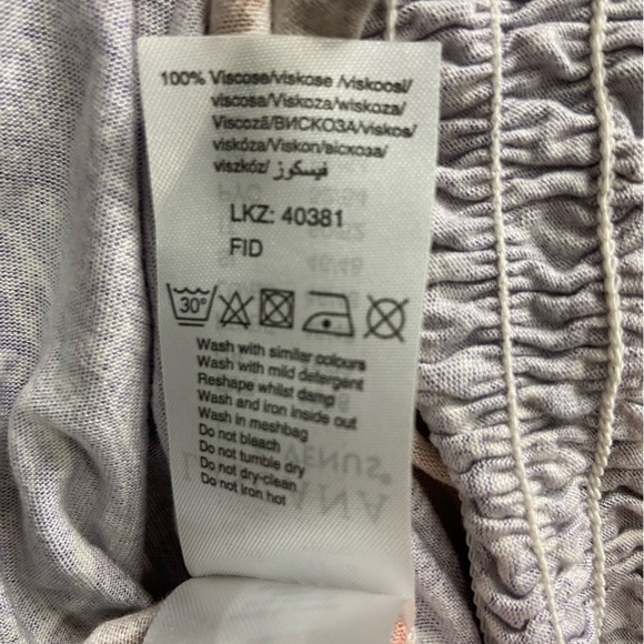 Lascana for Venus Off the shoulder Vibrant Colors Elastic Waist Size Lar… - Picture 10 of 10